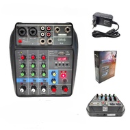 soundmilan EQ - 5502 มิกเซอร์ 4 channelมีช่อง USB รองรับไฟล์เพลง MP3มีบลูทูธ สามารถเชื่อมสัญญาณบลูทู