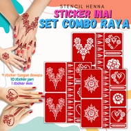 STICKER HENNA HENNA STICKER STICKER INAI MURAH