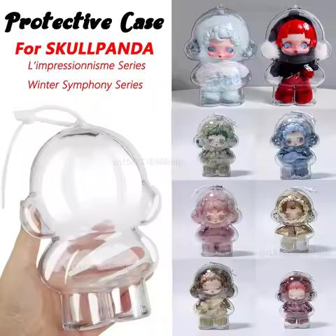 For Skullpanda Protective Case For Skull Panda Winter Symphony & Impressionnisme Series Dolls Portab