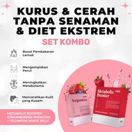 DYX METABOLIC BOOSTER MAX Penaik metabolisma Max BAKAR LEMAK 8KG 10HARI (SET COMBO)