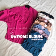 GWIYOMI BLOUSE WITH STACKED Ruffles