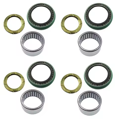 4X Knuckle Bearing Spacer Oil Seal Set For Mitsubishi Pajero Montero 2Nd L200 3Rd 1990-2005 MB160850