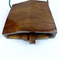 Lonceng Kalung Sapi Klunthung Kayu Jati