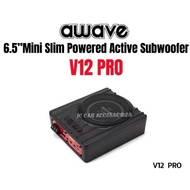 Awave V12 Pro 6.5Inch Mini Slim Powered Active Subwoofer