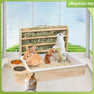 [EhoyoxaMY] Hay Rack for Rabbits, Hay Holder, Stand, Container, Portable, Feeder, Feeder for Rabbits