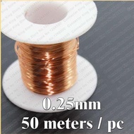【✴COD✴】 fka5 0.25mm *50m Qa-1-155 Polyurethane Enameled Wire Copper Wire Enameled