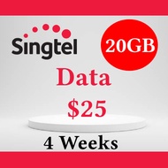 Singtel Data+ Ez $25 (20GB 30 Days)