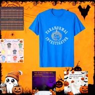 Paranormal Investigator T-Shirt More Colors Halloween Ghost Pumpkin Bat Spooky Mystery 9C8b