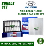 Gear Up BUNDLE AIR & CABIN FILTERS for HYUNDAI ELANTRA GAS (2017-UP) (28113-F2000/97133-F2000)