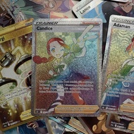 Murah Murah TRAINER SECRET HYPER RARE SR HR indonesia pokemon tcg kartu card character langka versi 