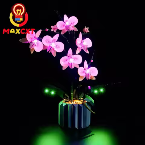 MAXCXT LED Light Set For LEGO 10311 Orchid DIY Decorative Lamp With Battery Box (Not Include Lego Bu