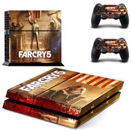 全新 Farcry 5 PS4 Playstation 4保護貼 有趣貼紙 包主機底面+2個手掣) GYTM1460