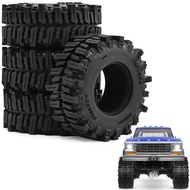 1.3in Crawler Car Tires Soft Sticky Rubber Tyre for 1/18 1/24 RC Car Axial SCX24 FCX24 TRX4M FCX18 E