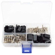 30Male and Female Connector Crimp Pin Kit Compatible with Dual Connector Housing Protective Housing 