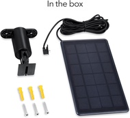 Wasserstein แผงเซลล์แสงอาทิตย์เข้ากันได้กับ Wyze Cam กลางแจ้ง/แบตเตอรี่ Cam Pro-พลังงานแสงอาทิตย์ที่