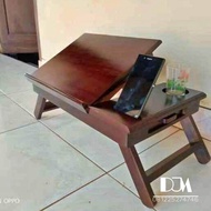 Meja Belajar Lipat Meja Laptop Kayu Jati