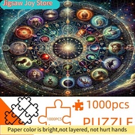 Constellation Zodiac Wheel Jigsaw Puzzle Adult Paper Puzzle Twelve Astrology Signs Star Sky Horoscop
