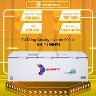 [MỚI 100%] VH-1199HY3 - Tủ đông Inverter SANAKY VH-1199HY3 900L - 1 NGĂN 3 CÁNH DÀN LẠNH ĐỒNG