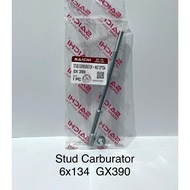GX390 Saichi Carburetor Bolt Carburetor Stud 6x134 with GX 270 GX 420 GX 460 Nuts