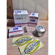 Piston Kit Fim53 Jupiter Z Vega R XB Bore Up 130cc Ov. STD - 1.75 Dia. 53.5 54 54.5 55 55.25 Pin 13-