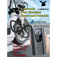 Rabbite Rechargeable Air Compressor Portable Car Inflator for Motorcycle Pump Compressor Air Pump