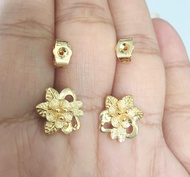 Lanz Giwang Anting Bunga 7878 Titanium Cassual 24 K (emas)