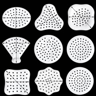 เซรามิคสร้างสรรค์ Multi-Hole นึ่งเกี๊ยวแผ่นรอบนึ่งกุ้งปูจานนึ่งอาหารทะเลแผ่นท่อระบายน้ําปลานึ่ง Bun 