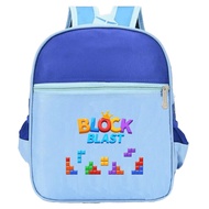 PVJ School backpack for Kindergarten/PAUD Block Blast for Boys and Girls