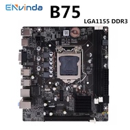 ENVINDA b75motherboard lga 1155 Dual channel DDR3 Memory SATA III USB 3.0 For Intel LGA1155 Core i7 i5 i3 Xeon CPU Computer Mai