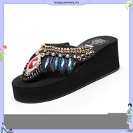 ❤️ 2025  sandal perempuan plus size kasut bata wanita[Super 2000 HTK] Diamond Flip Flops Women's Sum