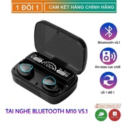 Tai nghe không dây bluetooth - Tai nghe bluetooth M10 Tai nghe không dây hỗ trợ nhiều dòng máy Tha