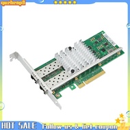 【quehenp9】X520-DA2 Network Card X520-DA2 10GbE Dual Port  Network Card Dual + Port PCI Express X8 Fi