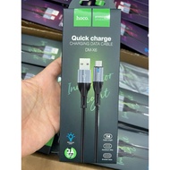 Hoco DMX6 fast charging cable, 1m parachute cord, 3.0A fast charging, light indicator cable