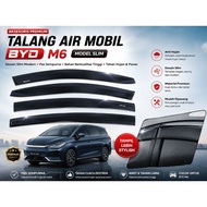 BYD M6 CAR WATER GUTTERS, SLIM/FLAT MODEL | BYD M6 WATER GUTTER