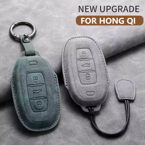Car Smart Key Case Cover Shell For FAW HongQi H5 E-HS9 H9 HS9 HS5 HS7 2020 2021 Auto Keychain Access