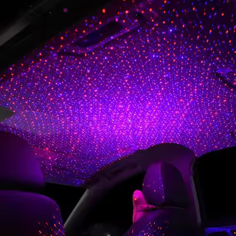 LED Car Dome Light USB Portable Starry Night Light For Jaguar XF XJ XJS XK S-TYPE X-TYPE XJ8 XJL XJ6