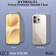 Screen Protect Hydrogel Vivo V70 5G S50 V60 5G V50 5G V40 5G V30 5G Front Back HydrogelScreen Protec