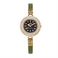 Marco Mavilla Women's Bazel Stone Leather Watch - Gold MMP03GDBK02L