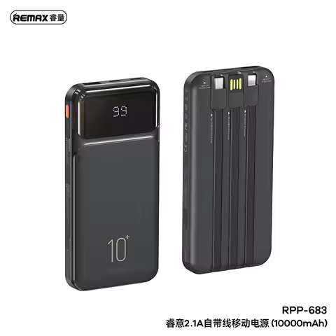 20000mAh 10000mAh Power Bank Built-in Cable Phone External Battery Powerbank Charger for Xiaomi Poco