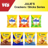 Julie's Crackers (Cheese 110g  / Milk 100g / Sticks Milk 80g / Sticks Choco 80g)3