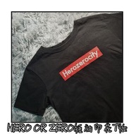 [HERO OR ZERO]黑色 印花 短袖 T恤 L碼