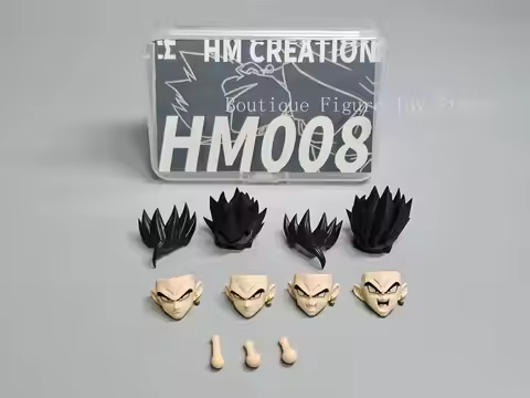 In Stock Dragon Ball Son Gohan SHF HM006~008 Head Sculpture SHF Anime Action Figures Models Toys