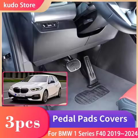 For BMW 1 Series F40 2019~2024 116i 118i 120i Car Foot Pedals Rest Brake Accelerator No Drilling All