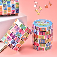 Cylindrical Plastic Rubik's Cube Children's Digital Rubik's Cube Puzzle Toys Cylindrical Rubik's Cub