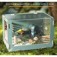 Hamster Cage Wooden Hamster House Big Pet Villa