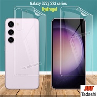 Samsung S23 Ultra S23 Plus S23, S22 Ultra S22 S22 Plus S24 Note 10Plus Transparent Hydrogel Screen P