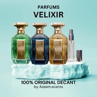 Velixir Parfums Decant Original Icarus Narcisus Concordia Demeter Orion Persephone Apollo Galatea Mo