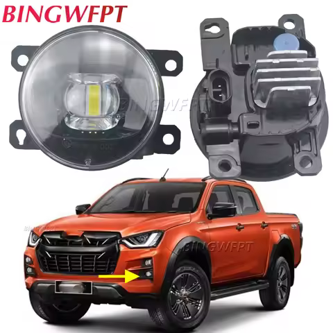 Led Head Lamp Daylight DRL Halo For Isuzu D MAX D-MAX 2020 2021 2022 Car Fog Lights Assembly 12V H11