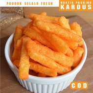 TERLARIS SNACK MAKANAN RINGAN CAMILAN KILOAN STIK KEJU TES 125 GR / KEJU STIK TES / SNACK KEJU