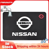 [Nissan] 1pcs Car Anti Slip Mat Multi-function Mobile Phone Panel Storage Mat For Nissan NV200 Note 